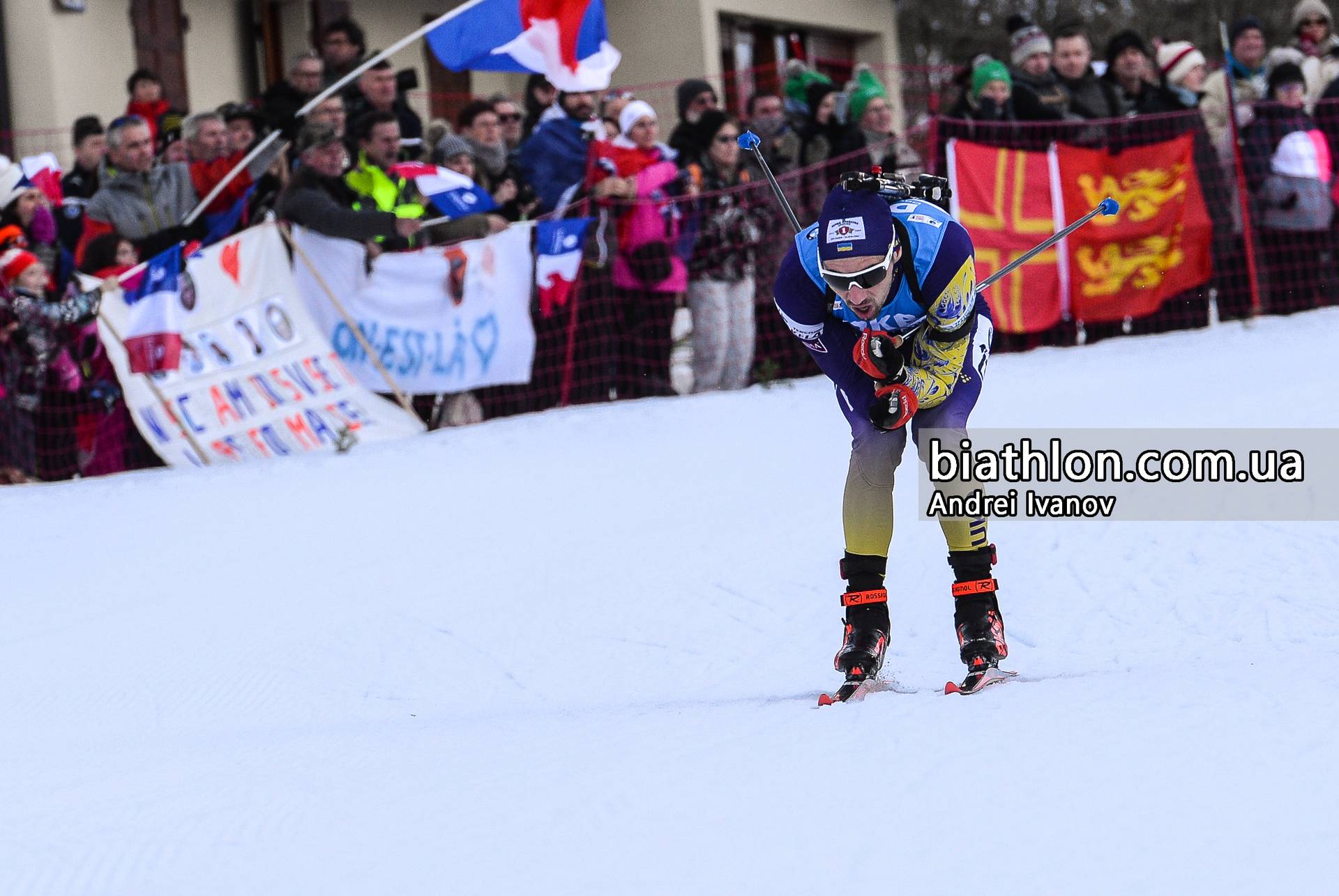 Мужской масс-старт на третьем этапе Кубка мира. Онлайн трансляция