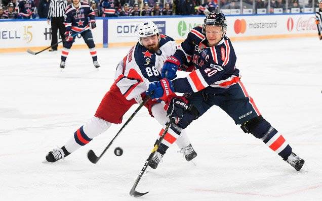 ЦСКА на футбольном стадионе обыграл СКА и другие результаты игрового дня в КХЛ