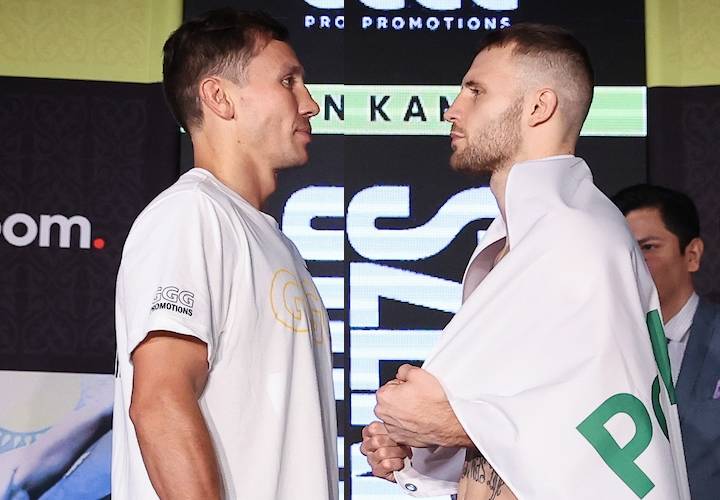 Головкин – в безумной форме. Он слегка перевесил Шеремету перед боем