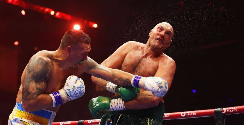 BoxingScene назвав бій Усик – Ф'юрі найкращим у 2024-му році