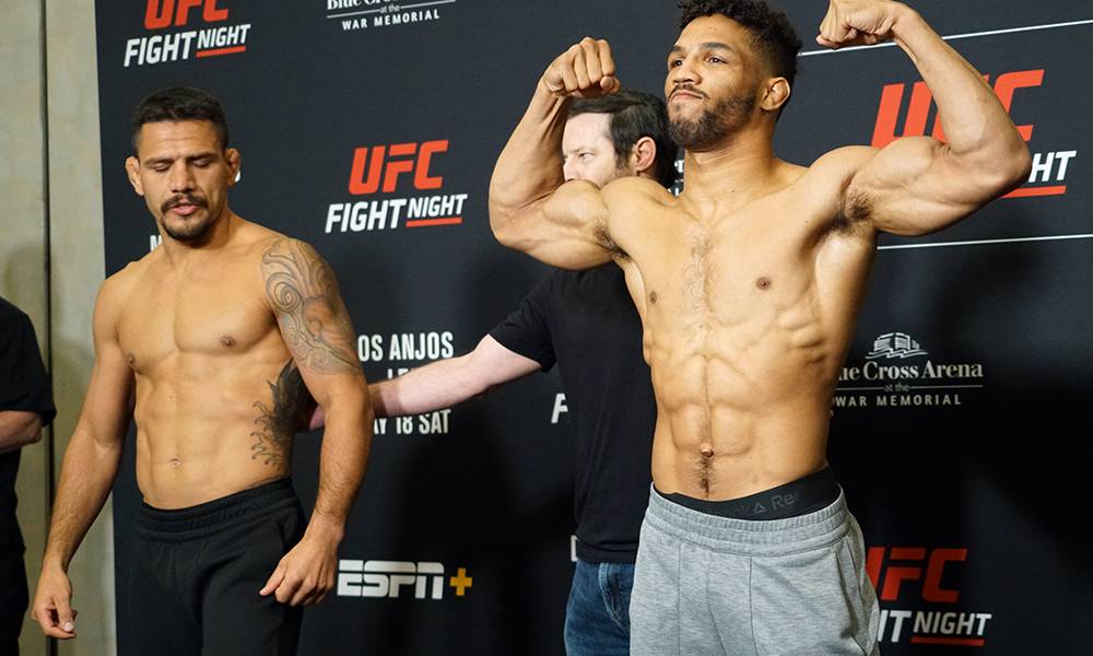 Взвешивание перед турниром UFC on ESPN+ 10: Дос Аньос vs Кевин Ли
