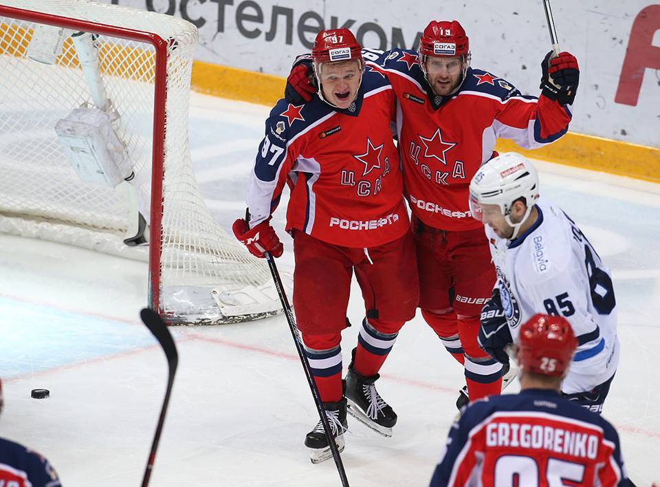 ЦСКА отыгрался с 0:2 и обыграл минское «Динамо» в овертайме, «Авангард» уступил «Куньлуню»