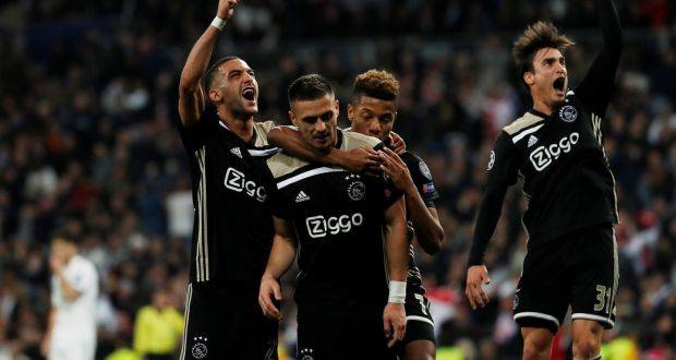 «Аякс» пробился в 1/4 финала ЛЧ впервые за 16 лет