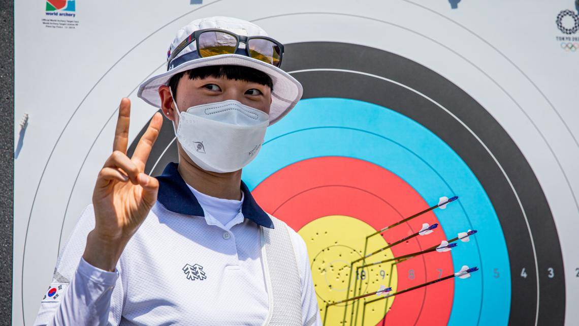 Кореянка Сан слідом за олімпійським рекордом в одиночці встановила нове досягнення і в міксті