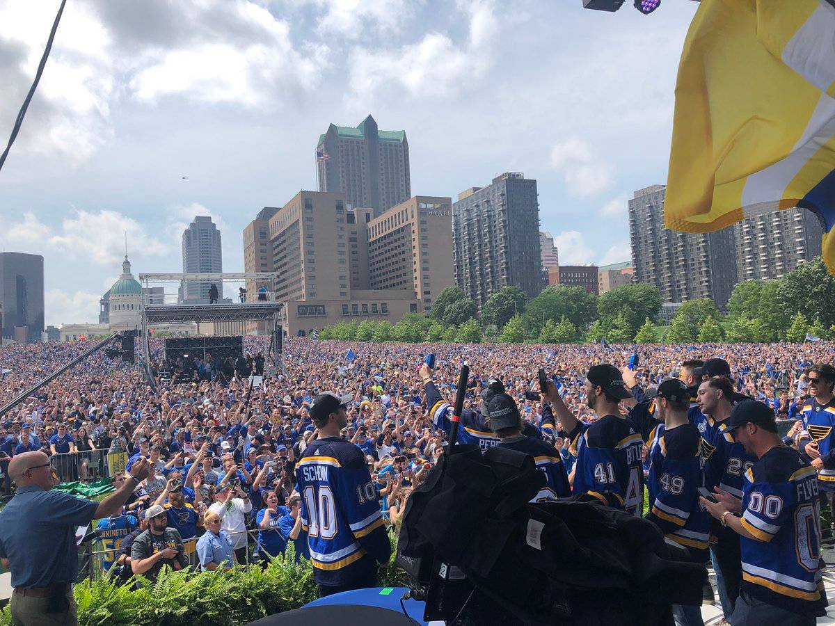 Суббота 15 июня была объявлена днем «Сент-Луиса» в честь победы в Кубке Стэнли