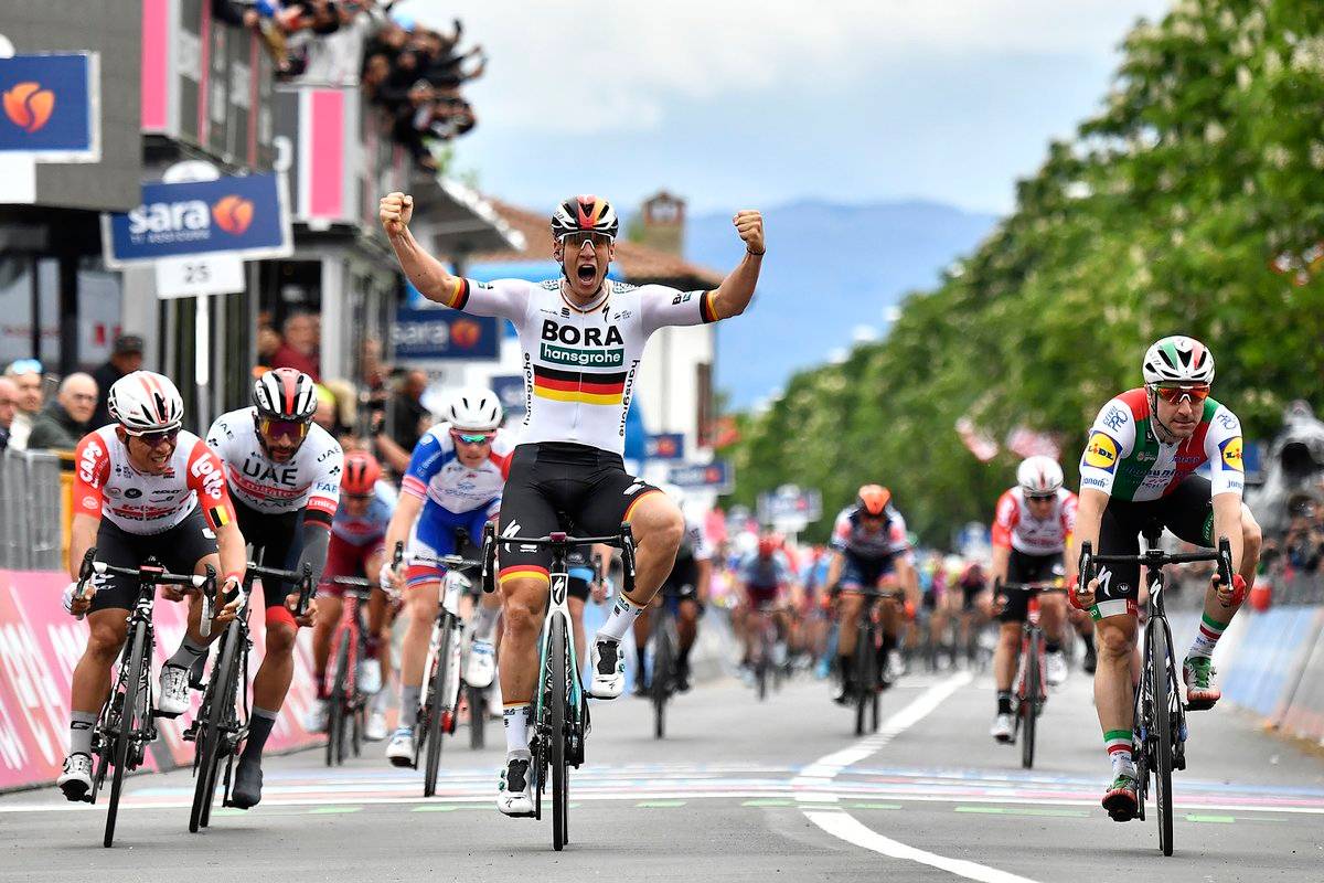 Акерманн из Bora-Hansgroh выиграл второй этап Giro d’Italia