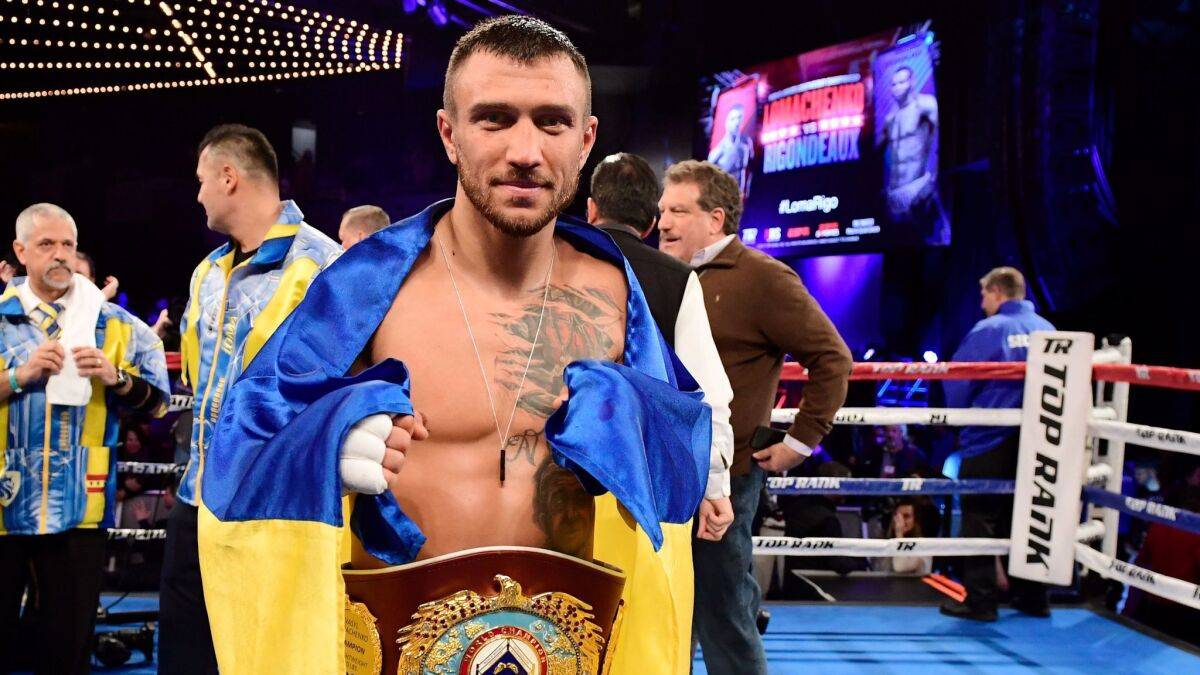Промоутер Ломаченко: «росіяни бомблять місто, яке знаходиться в 10 км від того місця, де живе Василь»