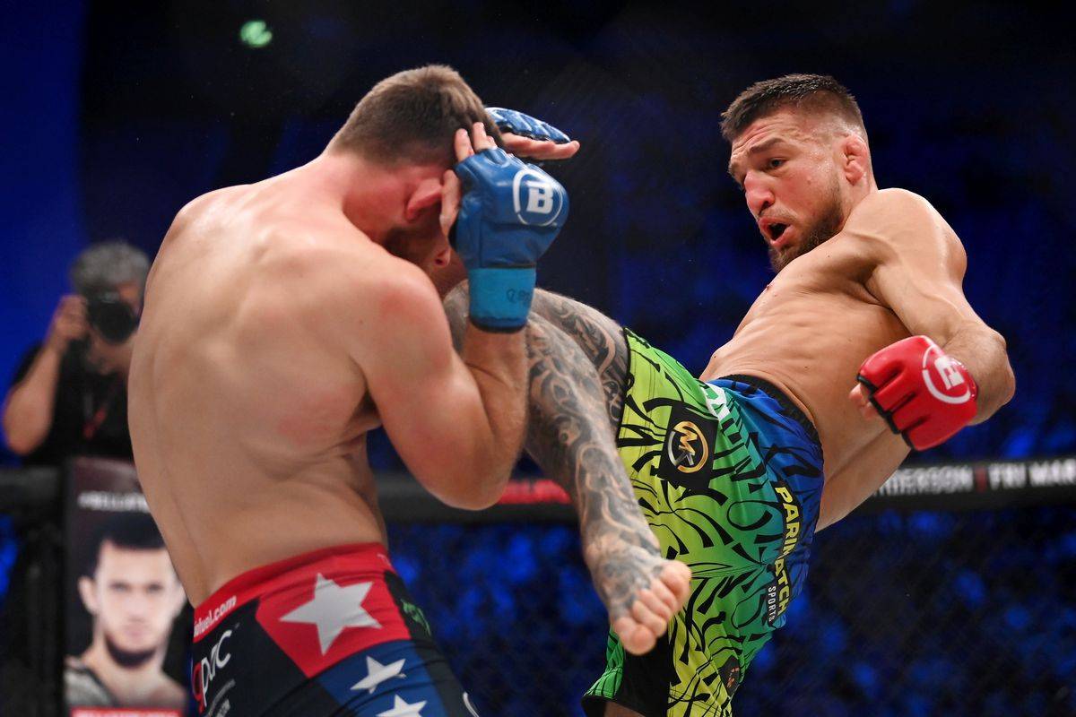 Bellator – про Амосова: «Номер один в напівсередній вазі в світі»