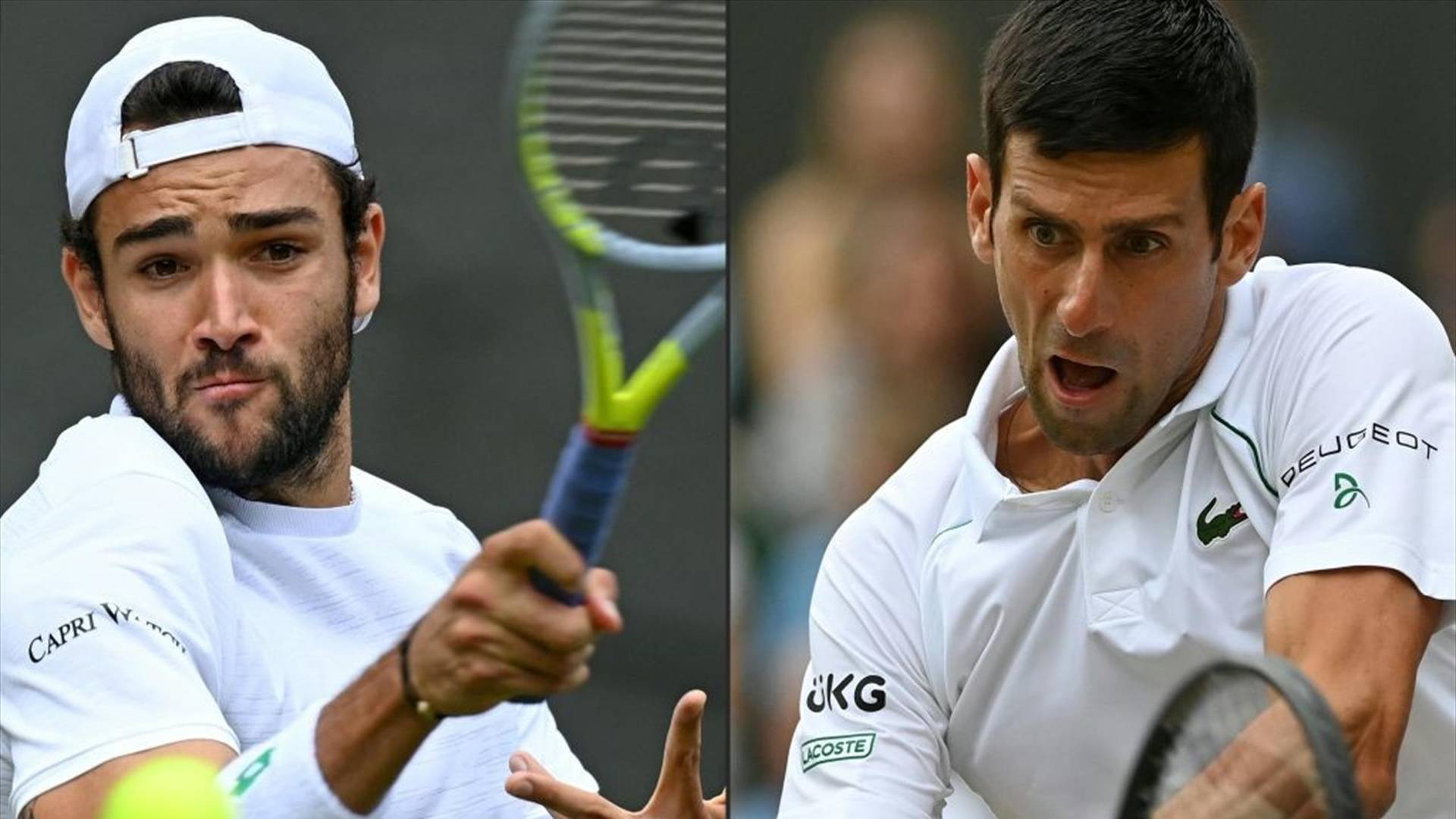 Фінал Wimbledon. Новак Джокович – Маттео Берреттіні. Відео трансляція
