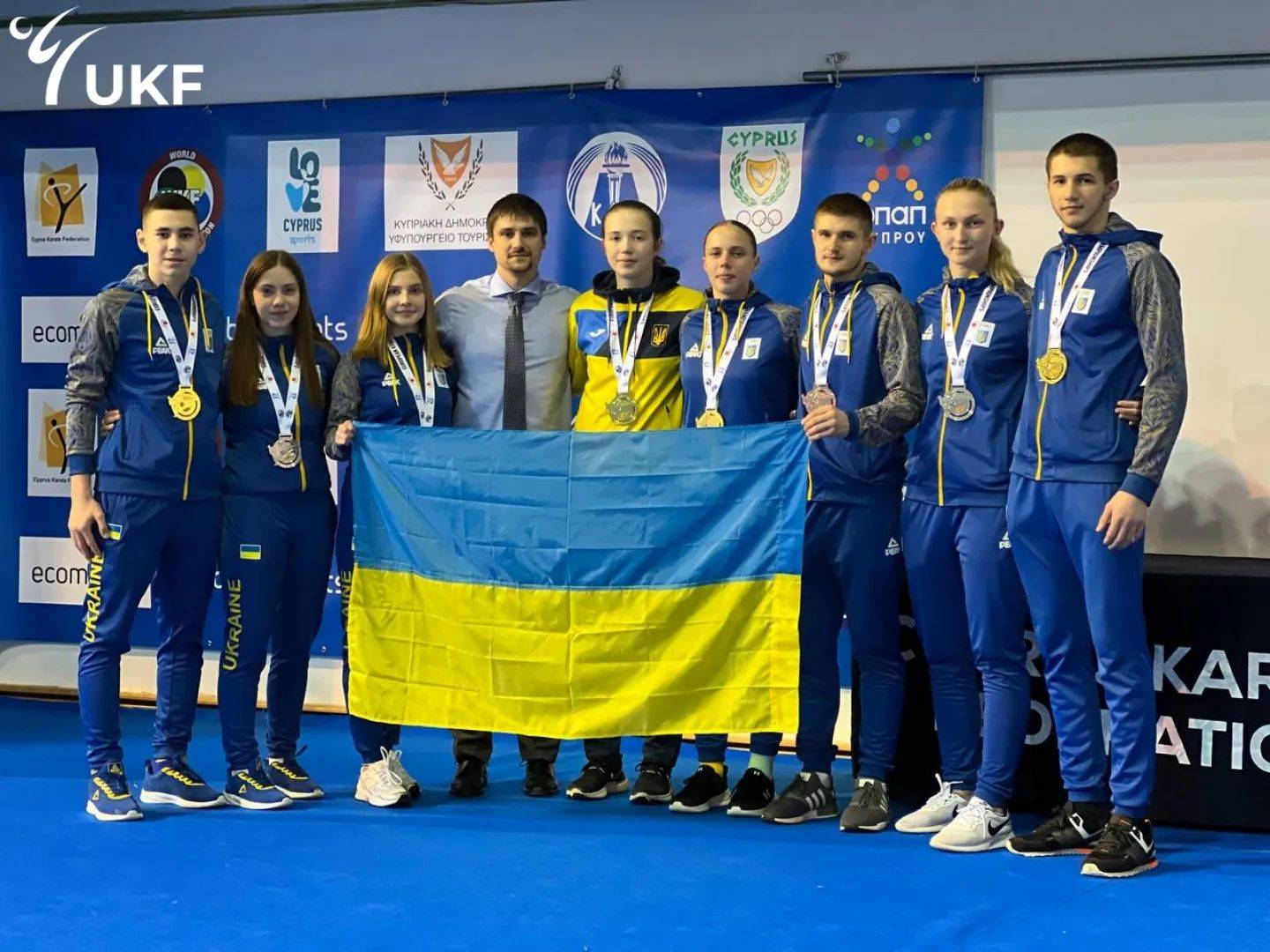 У Украины 8 медалей и 3-е общекомандное место на молодежном чемпионате Европы