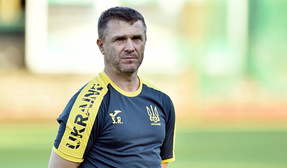Ребров не вважає збірну України фаворитом у матчі з Північною Македонією