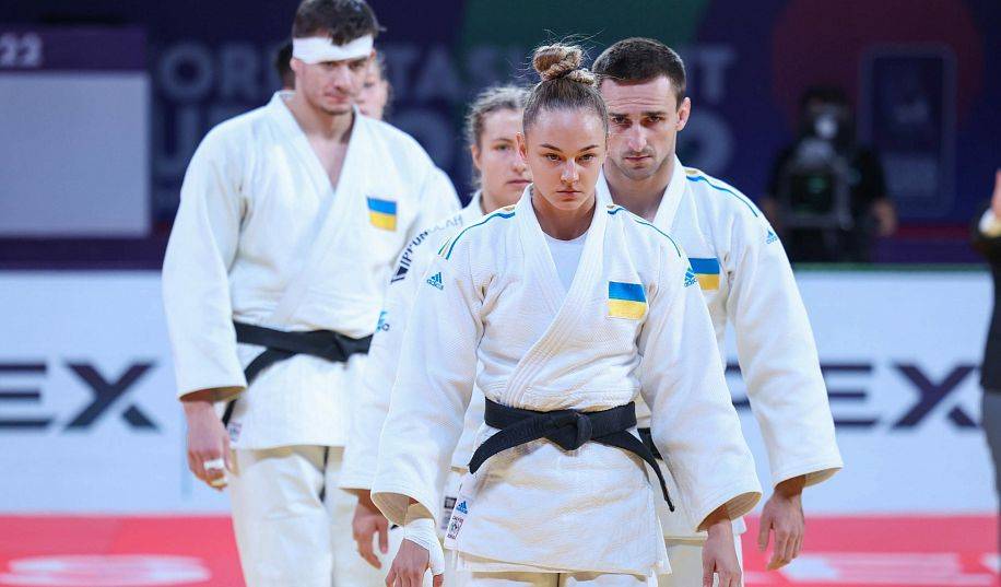 Сборная Украины по дзюдо провела тренировку накануне старта Гран-при Португалии