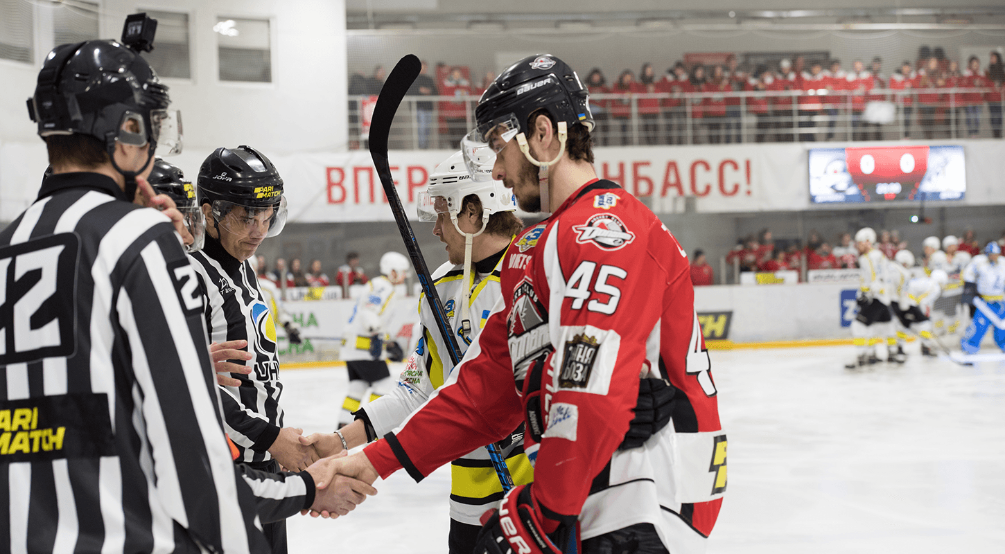 Финал УХЛ глазами арбитра. Яркое видео, снятое с камеры на шлеме