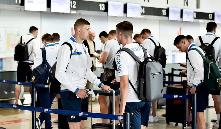 Збірна України прибула до Словаччини на матч проти Мальти