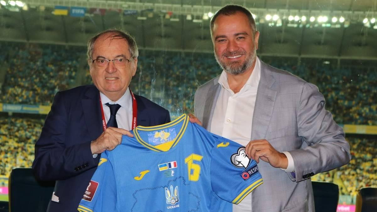 Павелко: « Глава Федерації футболу Франції був в захваті від гри України »