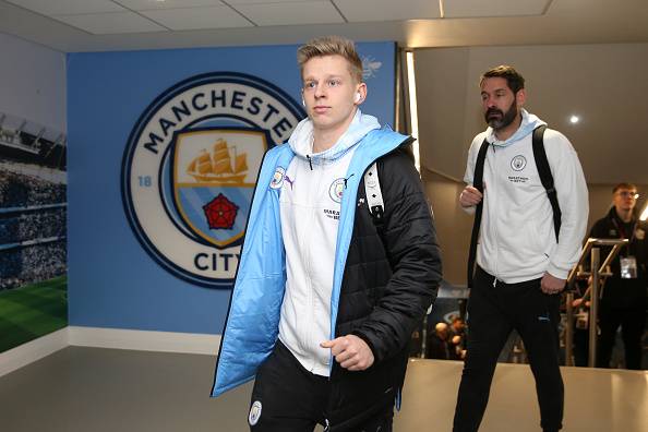 Зинченко не попал в стартовый состав «Манчестер Сити» на игру против «Фулхэма»