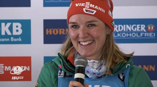 Херрманн: «Тренировка в ветреных условиях помогла мне в стрельбе»