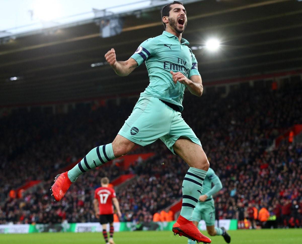 Мхитарян впервые оформил дубль в матче АПЛ