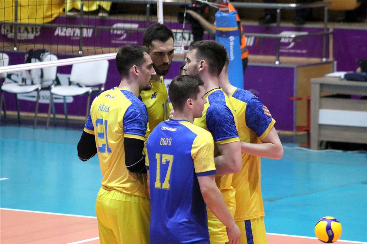Сборная Украина обыграла Румынию в мужской Золотой Евролиге