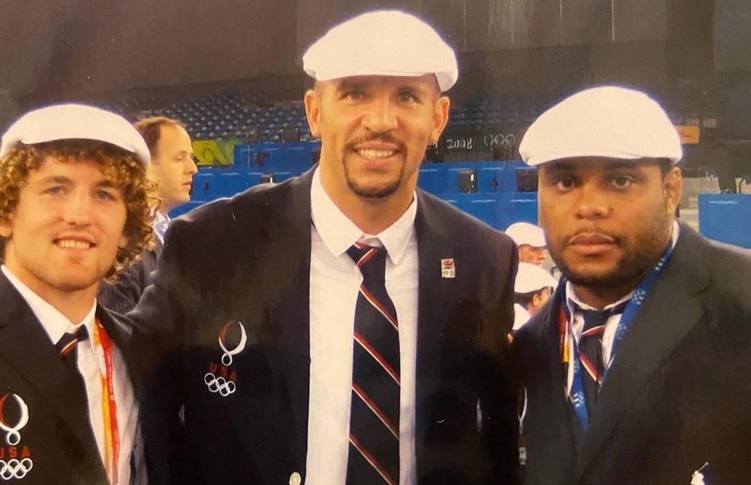 Аскрен опубликовал фото с Кормье и легендой НБА с Олимпийских игр