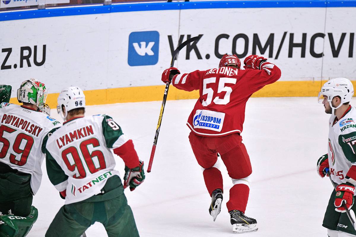 «Витязь» второй раз за сезон одержал победу над «Ак Барсом»