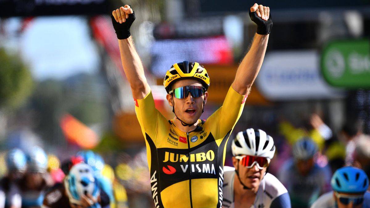 Tour de France. Вут ван Арт выиграл уже второй этап, но на обладателя желтой майки это не повлияло