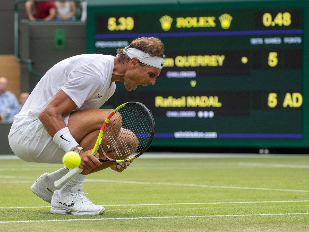 Надаль не испытал проблем с Куэрри и вышел на Федерера в полуфинале Wimbledon