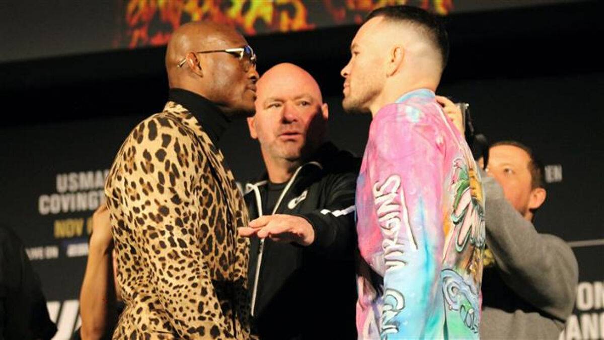 Зважування UFC 268: Ковінгтон переважив Усмана напередодні поєдинку