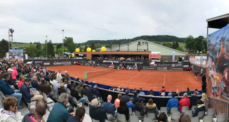 На «Челленджере» в Германии игрок по ходу сета убежал в туалет