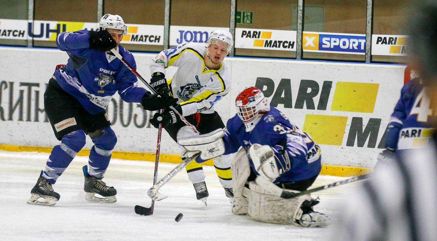 УХЛ. «Днепр» - «Ледяные Волки» 11:0. Видео матча