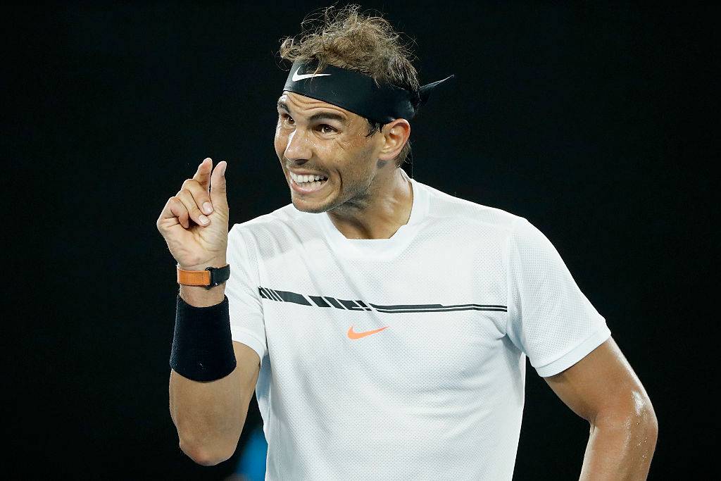 Australian Open. Надаль отдал Монфису один сет, но вышел в четвертьфинал