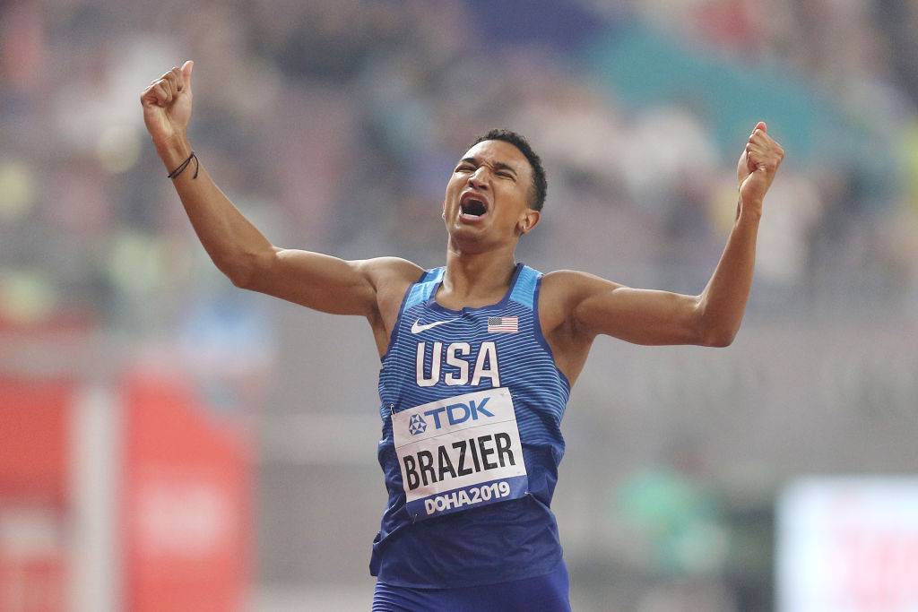 Брейзиер установил рекорд чемпионатов мира, завоевав первую большую медаль в карьере