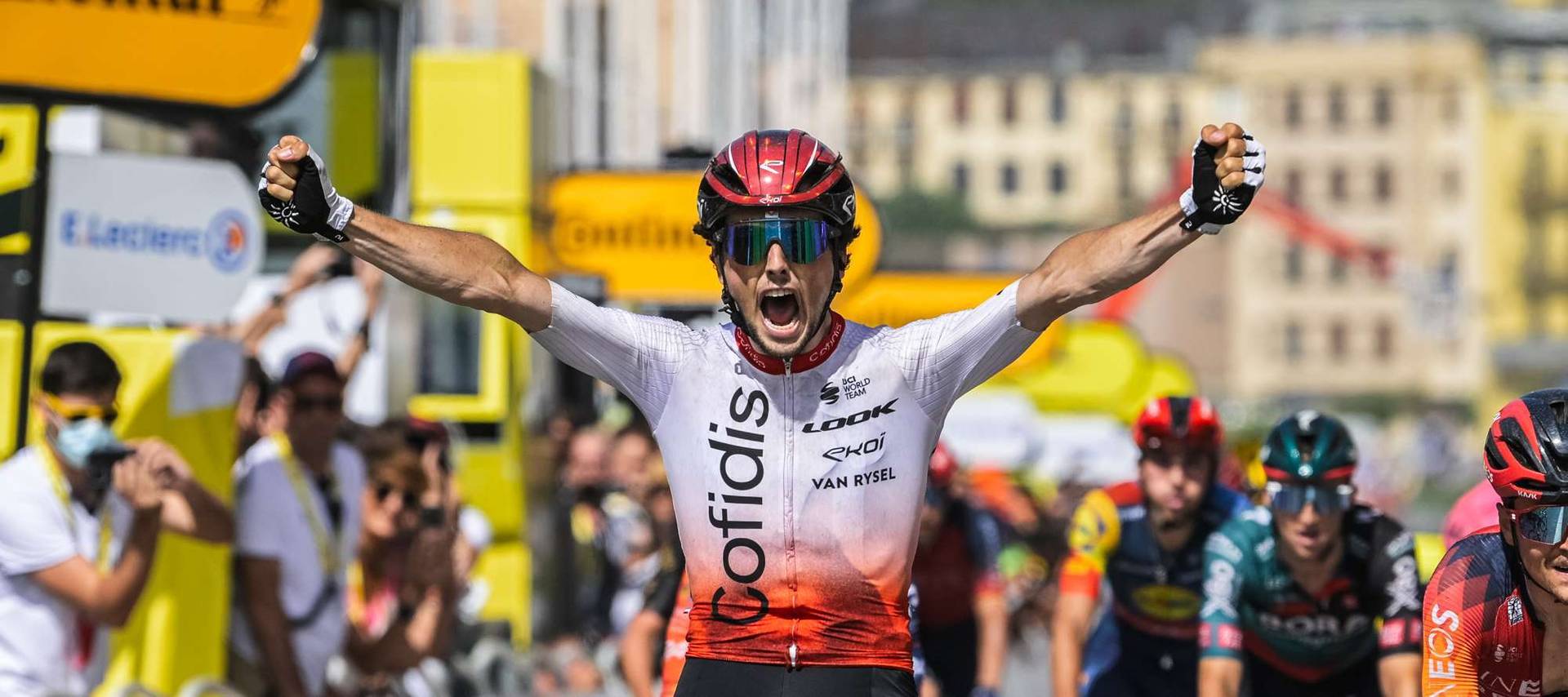 Лафэй выиграл второй этап Tour de`France