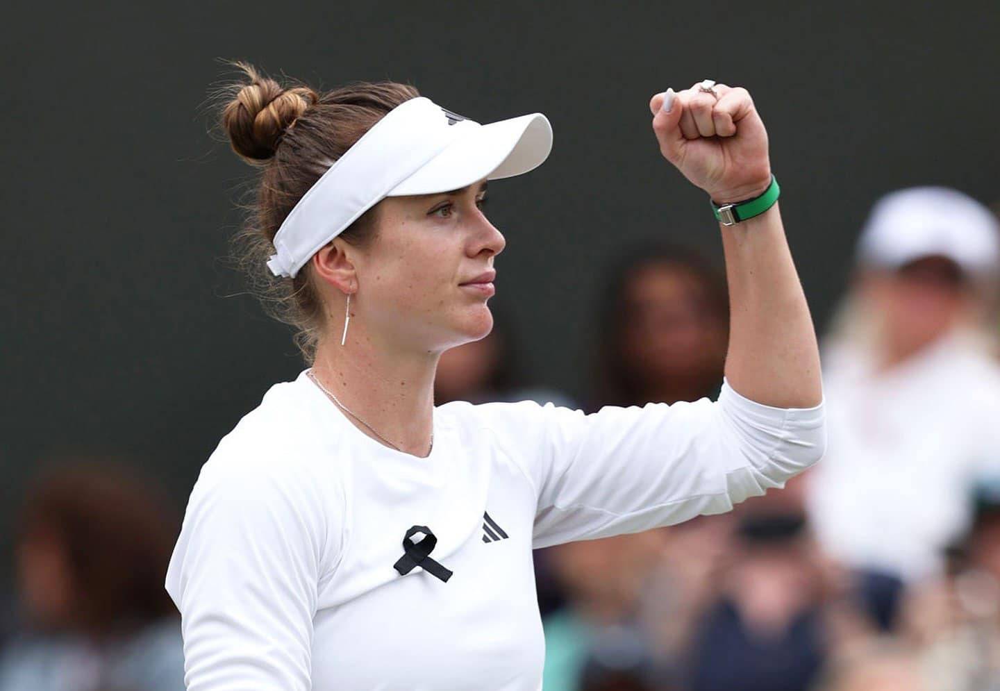 Світоліна вийшла на матч 4-го кола Wimbledon з чорною стрічкою