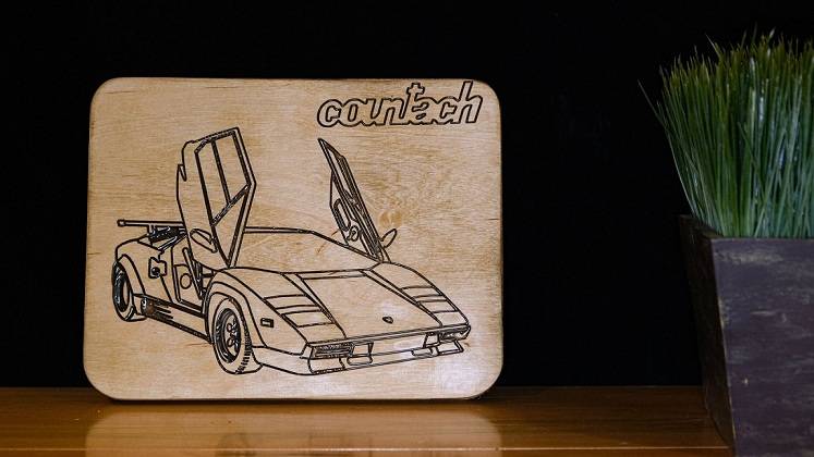 В США смастерили деревянную Lamborghini