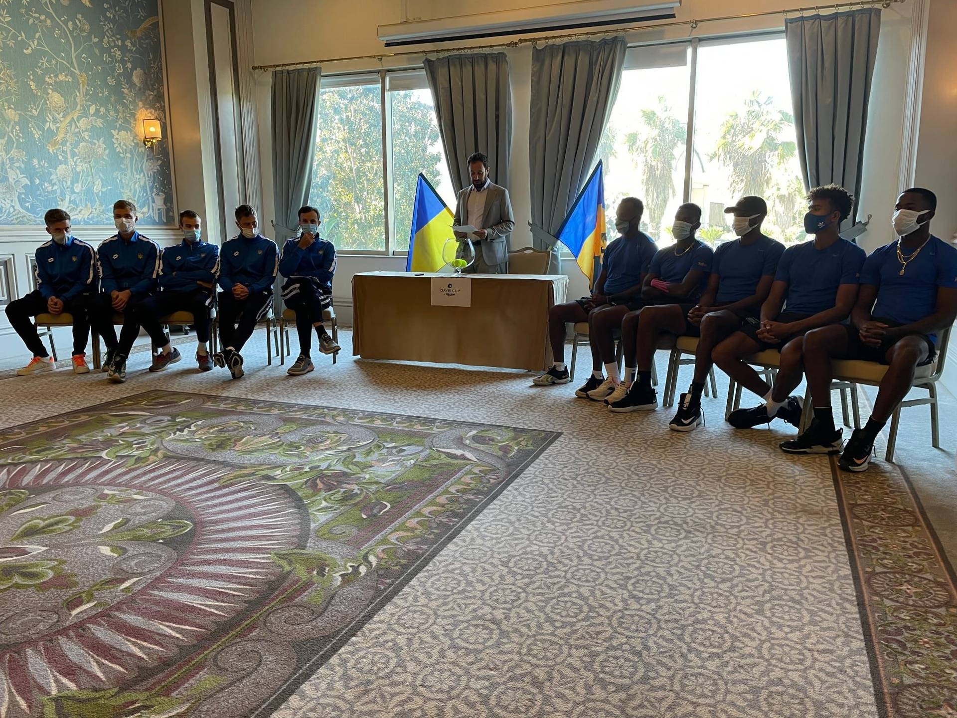 Состоялась жеребьевка матча сборных Украины и Барбадоса в Кубке Дэвиса
