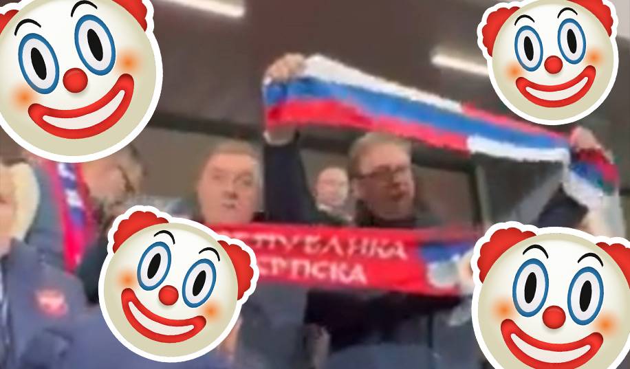 Президент Сербии поддержал россию на матче со Швейцарией во время войны в Украины