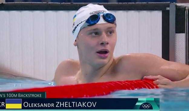Желтяков не вийшов у фінал Олімпіади на 100 метрах на спині