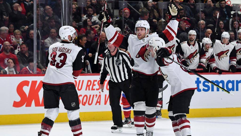 «Аризона» прервала серию побед «Монреаля», а «Тампа-Бэй» в овертайме дожала «Коламбус»