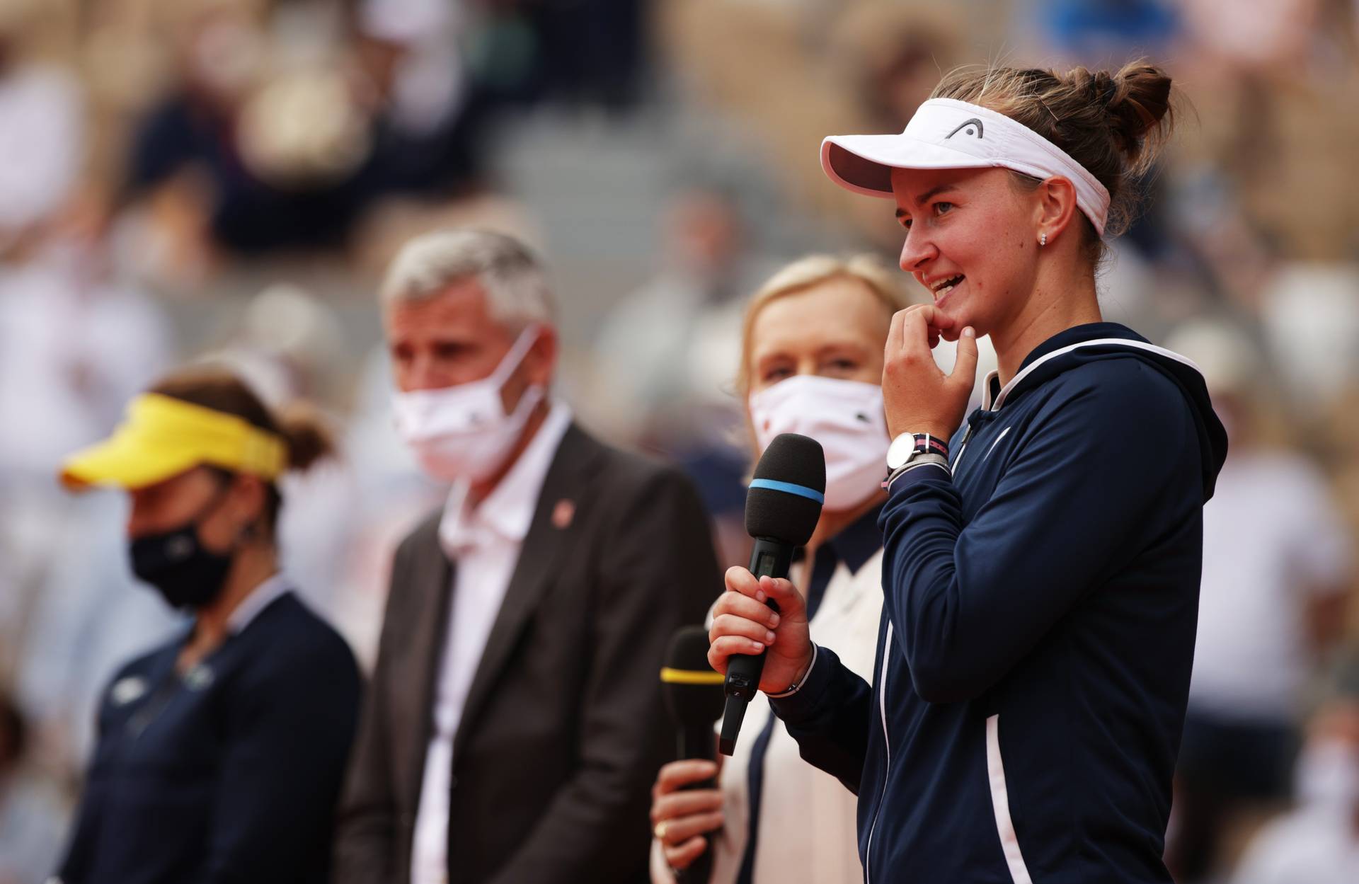 Крейчікова: « По ходу Roland Garros я регулярно спілкувалася з психологом »