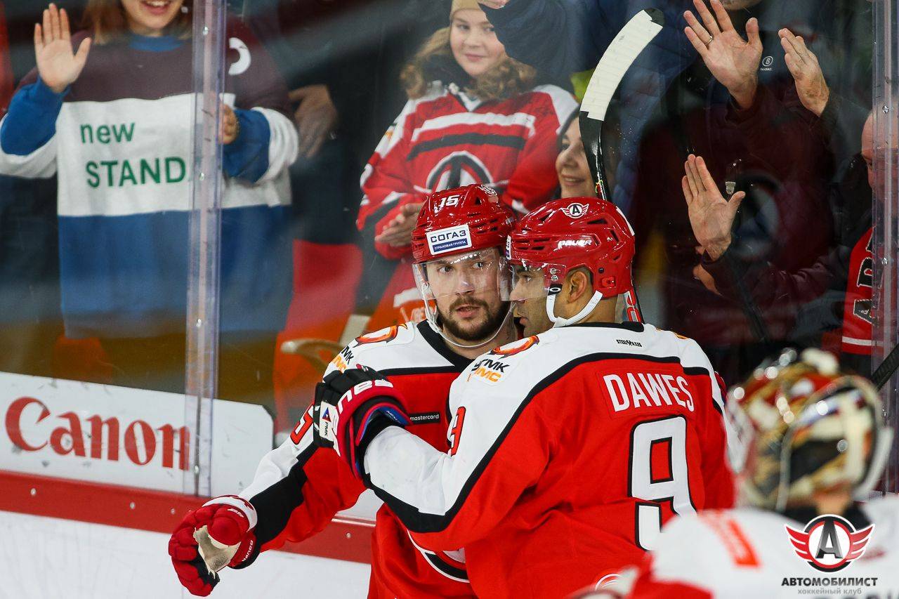 «Автомобилист» разгромил «Сочи», забросив 5 шайб, «Динамо-Минск» выиграло второй матч за два дня