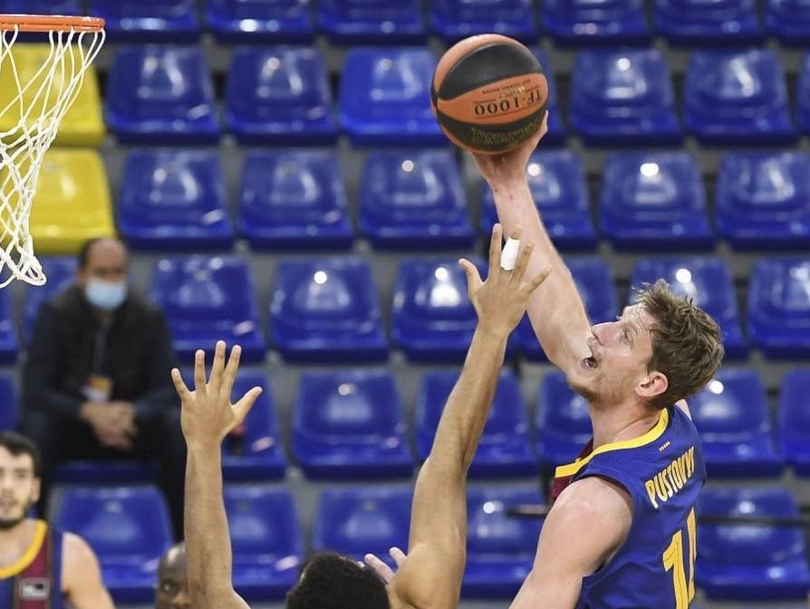 9 очков Пустового помогли «Барселоне» одолеть «Фуэнлабраду» в чемпионате Испании