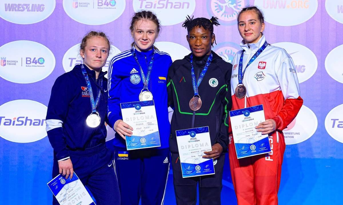 Жіноча збірна України U-23 стала третьою у загальному заліку чемпіонату світу з боротьби