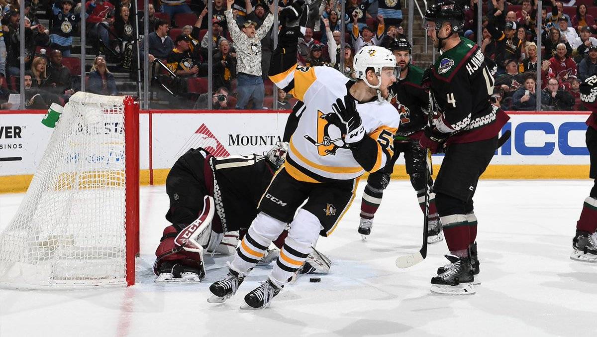 «Питтсбург» едва обыграл «Аризону», а «Флорида» продлила серию поражений «Торонто»