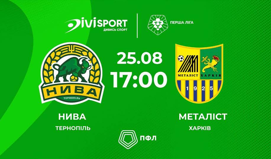 Нива Тернопіль – Металіст. Пряма трансляція