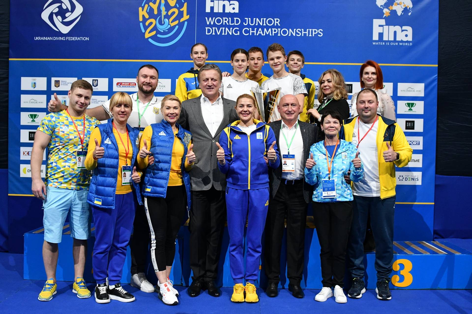 Збірна України - перша в медальному заліку домашнього чемпіонату світу зі стрибків у воду серед юніорів