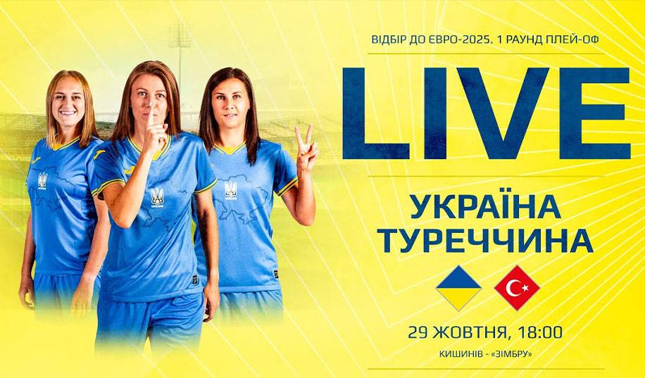 Україна – Туреччина 2:0. Пряма трансляція