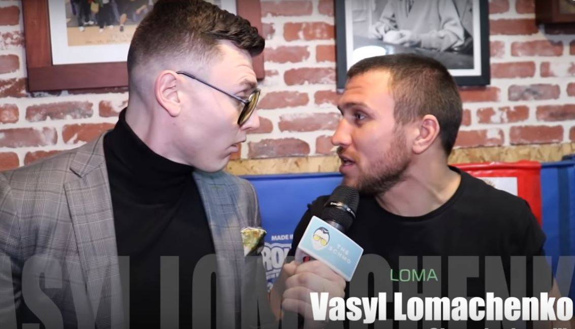 «Не трогай меня!» Ломаченко наорал на эпатажного журналиста 