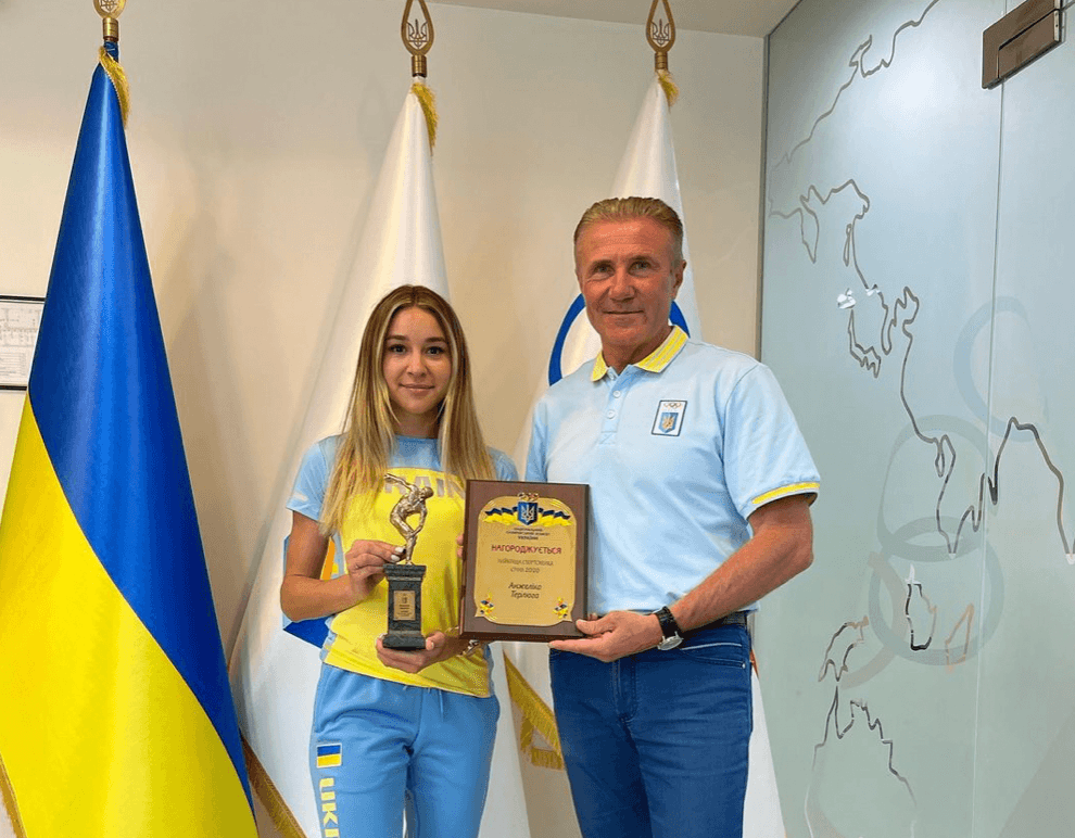 Терлюга: «Дякую, Сергій Назарович Бубка! Дякую что підтрімалі, что мотивуєте Рухатісь далі » 