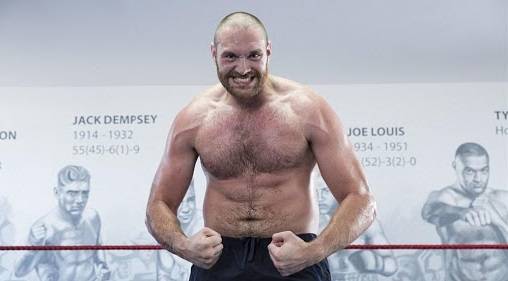 Ф’юрі підтримав збірну Англії перед фіналом чемпіонату Європи